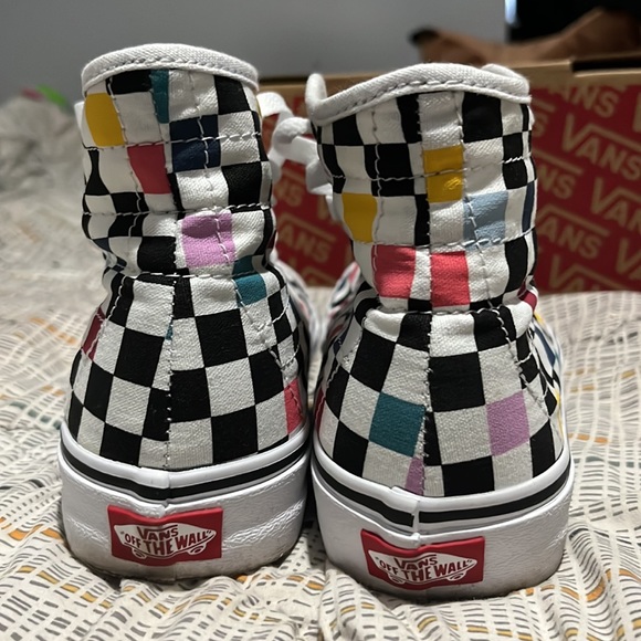 Checkered High Top Vans - Picture 2 of 3